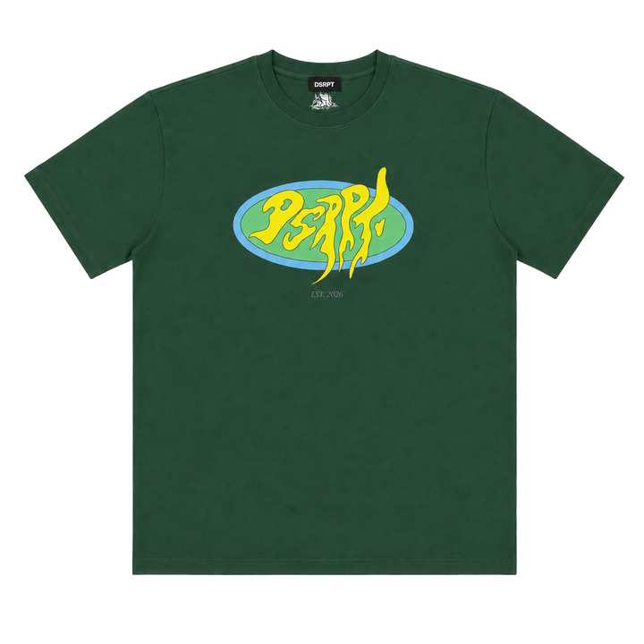 Trippy Green Tee