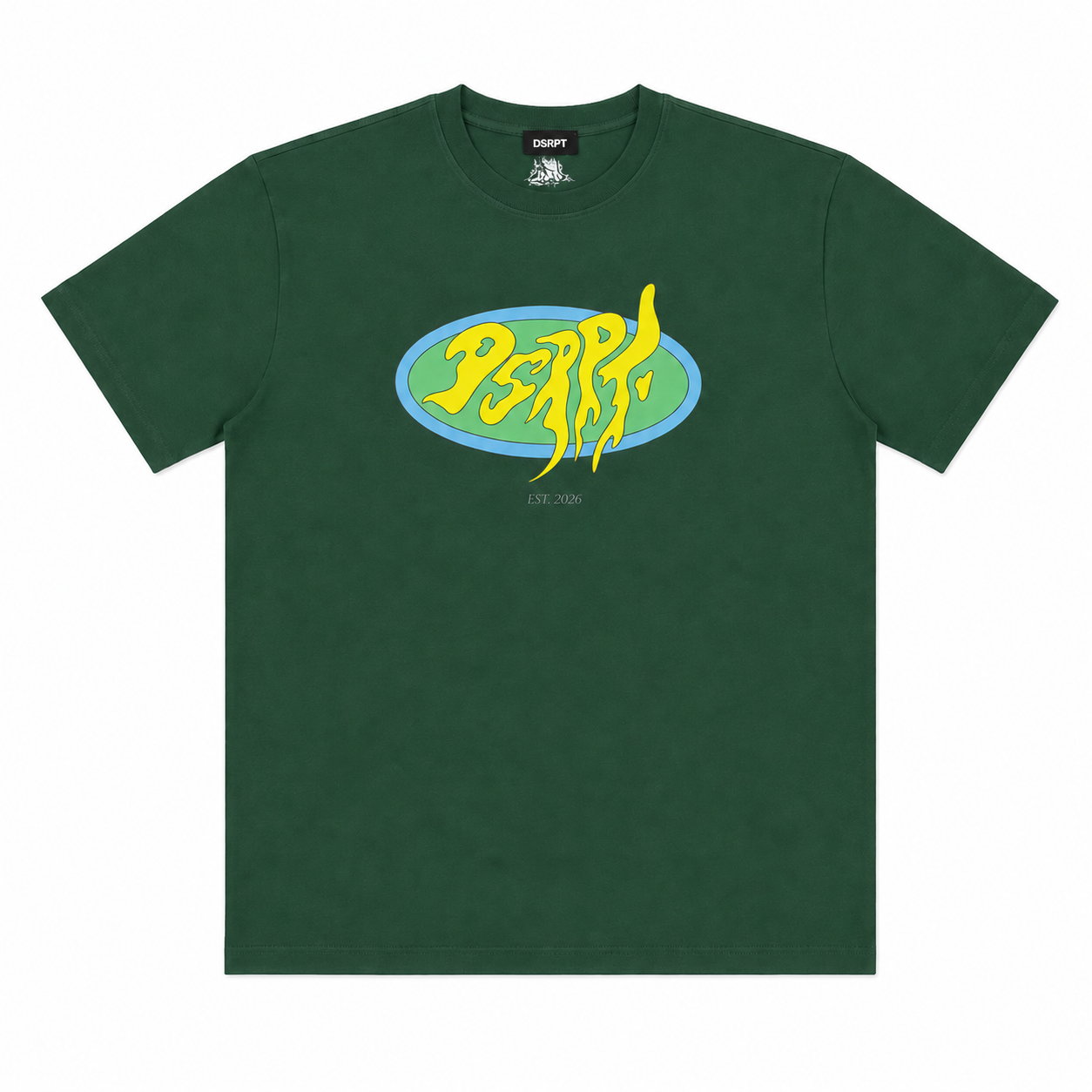Trippy Green Tee