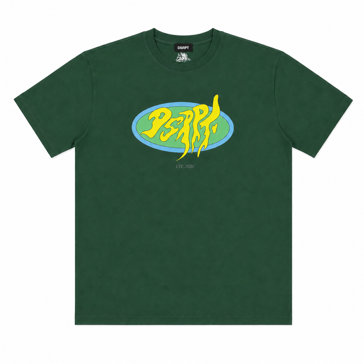Trippy Green Tee